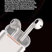 abordables Auriculares TWS-Auriculares TWS verdaderamente inalámbricos J18 con micrófono auriculares de juego auriculares deportivos para teléfonos Android e iOS