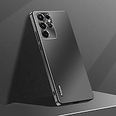 abordables Coques Samsung-Coque de téléphone pour Samsung Galaxy S23 S22 S21 Plus Ultra arrière en plastique dépoli étui complet protecteur contre la poussière en TPU PC métal de couleur unie