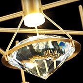 cheap Unique Chandeliers-10cm Ceiling Light Unique Design Ceiling Lights Copper Brass Modern 220-240V
