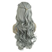 ieftine Peruci de petrecere-casa dragonului perucă daenerys targaryen perucă perucă cosplay perucă blondă albă perucă ondulată lungă perucă pentru femei daenerys targaryen perucă prințesă dragon