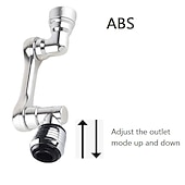 cheap Faucet Sprayer-Faucet Extender 1080 Degree Extension, Universal Faucet Aerator Splash Kitchen Tap Filter Nozzle Bubbler Bathroom Kitchen Washroom 2 Spray Modes Faucet Aerator Attachment