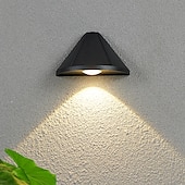 abordables luces de pared al aire libre-luces de pared led para interiores al aire libre dormitorio puerta exterior lámpara de pared luz de pared de aluminio ip65 85-265v 5 w