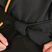 cheap Boys&#039; Costumes-Cobra Kai Karate Kid Outfits Masquerade Men&#039;s Women&#039;s Boys Movie Cosplay Sports Cosplay Black Top Pants Waist Belt Carnival Children&#039;s Day Masquerade Girls&#039; World Book Day Costumes