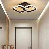 voordelige Dimbare plafondlampen-24cm semi-inbouw plafondlampen metaal geverfde afwerkingen led nordic style 3000/6000k 110-120v 220-240v