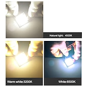 cheap Light Bulbs-9/20pcs LED Lamp Bead Source Warm White Natural light White Light 3-12W COB Lamp Bead Illumination Source 13.5MM*13.5MM Lighting Accessories