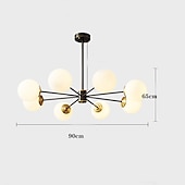 olcso Csillárok-70 cm-es függőlámpás kivitelű csillár réz sárgaréz modern 220-240v