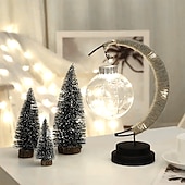baratos Luzes de Natal-Lâmpada lunar encantada lâmpada de lua led para crianças luz noturna lâmpada de galáxia pendurada lâmpada de lua lua mágica presente de lembrança de luz noturna para decoração de casa (lâmpada de lua)