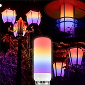 billiga LED-klotlampor-4 st led eld flamma glödlampa 4 lägen dynamisk flimmer effekt lampa gravitationssensor för inomhus utomhus hem party dekoration