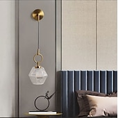 baratos Candeeiros de Parede de interior-Luzes de parede interior estilo nórdico moderno interior sala de estar quarto luz de parede de cobre 220-240v
