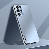abordables Coques Samsung-Coque de téléphone pour Samsung Galaxy S23 S22 S21 Plus Ultra arrière en plastique dépoli étui complet protecteur contre la poussière en TPU PC métal de couleur unie