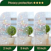 billige vindusfilmer-farget glass vindu film pvc frostet statisk klamre regnbue privatliv glass film vindu personvern klistremerke, vindu personvern film farget glass regnbue klamrer vindu toning film for hjemme bad