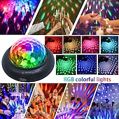 halpa esitysvalot-led disco pallo lavan valot ufo 9 väriä dmx kristalli taikapallo lavan valotehosteet dj bileet jouluääni aktivoivat valot