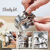 billige Kjøkkenutstyr og -redskap-2 stk rustfritt stål dumpling maker form, wrapper deig cutter pai ravioli empanadas presseform kjøkken tilbehør bakverk verktøy