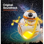 זול רכבי rc-bb-8 כדור rc רובוט bb8 דמות פעולה bb 8 droid רובוט 2.4 גרם שלט רחוק רובוט אינטליגנטי bb8 דגם צעצוע לילד מתנה