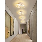 voordelige Dimbare plafondlampen-24cm semi-inbouw plafondlampen metaal geverfde afwerkingen led nordic style 3000/6000k 110-120v 220-240v