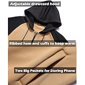 baratos hoodies básicos dos homens-Homens Moletom zip Up com capuz Jaqueta de suor Moletom com capuz Casacos Preto Azul Real Azul Cáqui Cinza Claro Com Capuz Côr Sólida Trabalho Casual Streetwear Poliéster Roupa de Esporte Trabalho