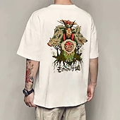 cheap Cartoon &amp; Movie Character Graphic-Princess Mononoke San T-shirt Anime Cartoon Anime Classic Street Style For Couple&#039;s Men&#039;s Women&#039;s Adults&#039; Hot Stamping