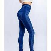 tanie -Damskie Wysoka talia Kwiatowy Moda Wygodne Wyszczuplenie brzucha Podnoszenie pośladków Wysoka elastyczność Obuwie sportowe Athleisure Czarny Niebieski Lato Wiosna Jesień Rurki