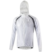 billiga Jackor och västar för män-Herr Vindtät jacka Cykeljacka Regnjacka Hög synlighet Vattentät Vindtät Andningsfunktion Cykel Jacka Regnjacka Bergscykling Vägcykling Stadscykling Vit ljusgrön Blå Cykelkläder / Långärmad / Elastisk