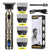 Χαμηλού Κόστους Ξύρισμα &amp; Αποτρίχωση-t9 usb ηλεκτρική μηχανή κοπής μαλλιών επαγγελματική ξυριστική μηχανή ανδρικής ξυριστικής μηχανής νέα επαναφορτιζόμενη κουρευτική για γένια εργαλεία κοπής κουρέων