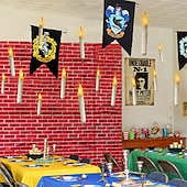 baratos Luzes de velas-12 peças velas flutuantes de natal com controle remoto led velas sem chama penduradas castiçais sem chama velas de led com ganchos cintilantes operados por bateria para halloween igreja natal natal