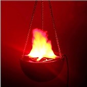 economico Luci decorative-luci di halloween led falso fuoco fiamma luce 3d tremolante fuoco fiamma elettronica fiamma luce di notte prop simulata fiamma lampada prop per halloween natale decorazione del partito al coperto