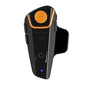 voordelige Motorhelm headsets-Motorhelm bluetooth headset full duplex intercom speaker fm radio motor communicatie systeem handsfree waterdichte hoofdtelefoon 1000m