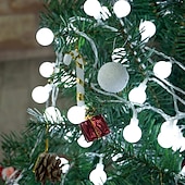 Χαμηλού Κόστους Plug In Ηλεκτρικό-globe ball string lights 100m 330ft 800leds fairy string lights in with 8 modes remote decor for indoor outdoor party γάμου χριστουγεννιάτικο δέντρο κήπο αποκριών ζεστό λευκό λευκό πολύχρωμο