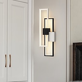 cheap Indoor Wall Lights-Modern LED Acrylic Wall Lamp 15W 28W Tricolor Dimming / Warm Light can be Selected for Bedroom Corridor Stair Bathroom Indoor Lighting Lamps Home Decoration