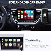 お買い得  カープレイアダプター-carlinkit ワイヤレス 有線 carplay ドングル cpc200-ccpa ccpm for apple android auto carplay smart link usb ドングルアダプタ for navigation media player mirrorlink