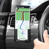 お買い得  車載ホルダー-アップグレードされた多機能携帯電話ブラケット 粘着式ダッシュボードマウント 自動車電話ホルダー 幅調節可能 車用粘着ナビゲーション 携帯電話ブラケット すべての携帯電話用
