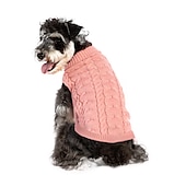 ieftine Pulovere-Câini Pulovere Haine pentru catelus Jumper Modă stil minimalist Îmbrăcăminte pentru câini for Corgi Beagle Shiba Inu Mops Pudel
