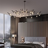 economico Luci a sospensione-Fuochi d&#039;artificio a soffitto rotante, 12/24 luci 39 &quot;/51&quot; lampada da soffitto a puntatore creativo per soggiorno, moderna plafoniera a led da incasso, luci di fuochi d&#039;artificio