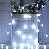 Χαμηλού Κόστους Plug In Ηλεκτρικό-globe ball string lights 100m 330ft 800leds fairy string lights in with 8 modes remote decor for indoor outdoor party γάμου χριστουγεννιάτικο δέντρο κήπο αποκριών ζεστό λευκό λευκό πολύχρωμο