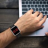 olcso Quartz órák-Női Férfi digitális karóra Karóra Vízálló Világítás Szilikon Néz