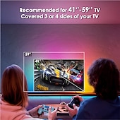 זול אורות רצועת USB-אורות usb led פס אורות rgb צבע בר אור 14-95 אינץ&#039; תאורת טלויזיה אחורית tit כולל 24 מפתחות ir 17 מפתח rf בקר מחשב תצוגת מחשב חדר שינה משחק חדר שינה אווירה אור dc5v