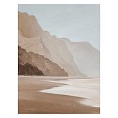 voordelige Schilderijen van landschappen-Hang-geschilderd olieverfschilderij Handgeschilderde Verticaal Abstract Hedendaagse Zonder Inner Frame (Geen frame)