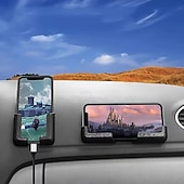 お買い得  車載ホルダー-アップグレードされた多機能携帯電話ブラケット 粘着式ダッシュボードマウント 自動車電話ホルダー 幅調節可能 車用粘着ナビゲーション 携帯電話ブラケット すべての携帯電話用