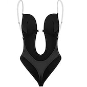 levne Body-dámské body bez zad na bříško push up svatební party &amp;amp; večerní klub sportovní overbust korzet čistě barevné domácí outfity