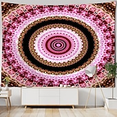 tanie Tkanina mandali-Mandala czeski indyjski gobelin ścienny art decor koc kurtyna wisząca strona główna sypialnia salon akademik dekoracja boho hippie psychodeliczny kwiatowy kwiat lotosu
