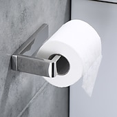 halpa Kylpyhuone tarvikesetti-kylpyhuonetarvikesarja 304 ruostumaton teräs 3-osainen pyyheteline, pyyherengas, wc-paperiteline, kirkkaan hopea