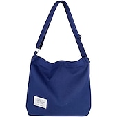 economico Borsette e borse tote-borsa a tracolla in tela da donna – borsa a tracolla minimalista regolabile per uso casual, da viaggio e quotidiano