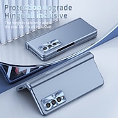 voordelige Samsung-hoesje-telefoon hoesje Voor Samsung Galaxy Z-vouw 7 Z Fold 5 Z Fold 4 Z Fold 3 Volledig hoesje Omdraaien Potloodhouder Beplating Effen PC