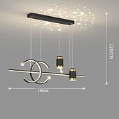 preiswerte Liniendesign-100cm Pendellaterne Design Pendelleuchte Metall lackiert modern 220-240v