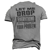 ieftine Tricouri amuzante pentru bărbați-Tricou Haioasă Rău Ofensiv Unisex Litera Grafic Imprimare Tricou Slogan Tricouri Distressed Tricou cu Mâneci Scurte Tricou cu Imprimare 3D Gât Rotund Tricou Vintage Designer Sportiv Exterior Zilnic