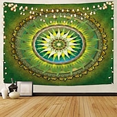 tanie Tkanina mandali-mandala czeski gobelin ścienny art decor koc kurtyna wiszący dom sypialnia salon akademik dekoracja boho hippie psychodeliczny kwiatowy kwiat lotos indyjski