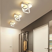 voordelige Dimbare plafondlampen-24cm semi-inbouw plafondlampen metaal geverfde afwerkingen led nordic style 3000/6000k 110-120v 220-240v