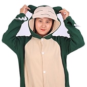 olcso párok halloween jelmezei-Felnőttek Rajzfilm Csoportos jelmez Pizsama Viselhető takaró kapucnis pulóver Farsangi jelmez Snorlax Onesie pizsama Kigurumi pizsama Vicces jelmez mert Férfi és női Farsang Rajzfilm