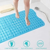 economico Tappetino antiscivolo per vasca-tappetino da bagno antiscivolo tappetino da bagno extra lungo antiscivolo bagno doccia antibatterico vasca da bagno nuovo il bagno vasca da bagno antiscivolo bagno impermeabile massaggio poggiapiedi