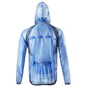 billiga Jackor och västar för män-Herr Vindtät jacka Cykeljacka Regnjacka Hög synlighet Vattentät Vindtät Andningsfunktion Cykel Jacka Regnjacka Bergscykling Vägcykling Stadscykling Vit ljusgrön Blå Cykelkläder / Långärmad / Elastisk